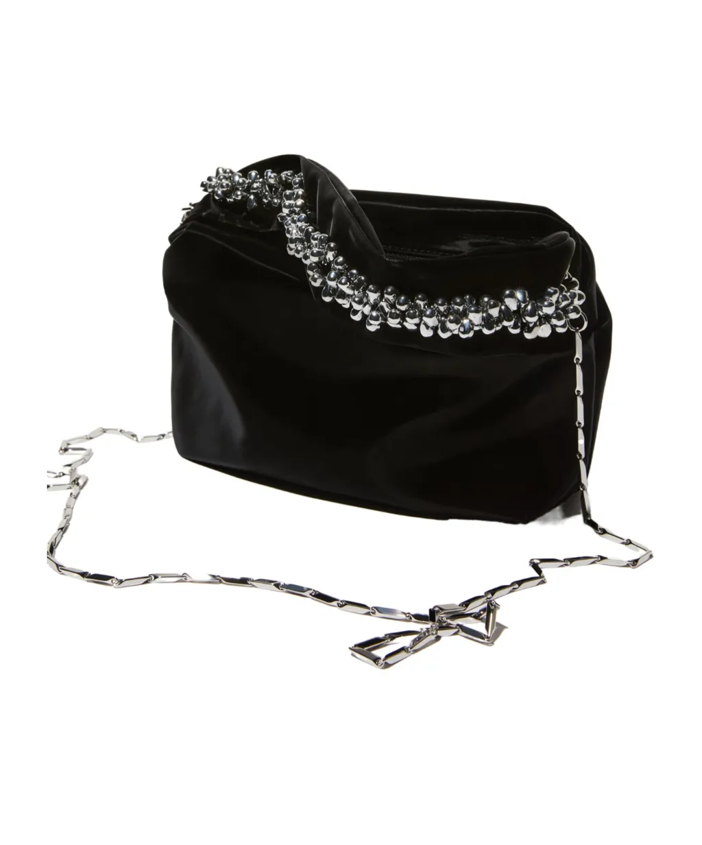 Zippered Shoulder Bag