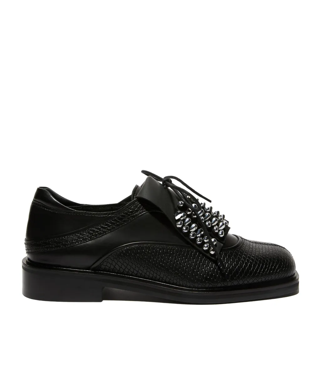 Lace-Up Flat Shoes