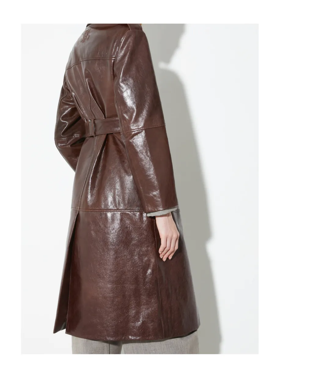Long-Sleeved Trench Coat