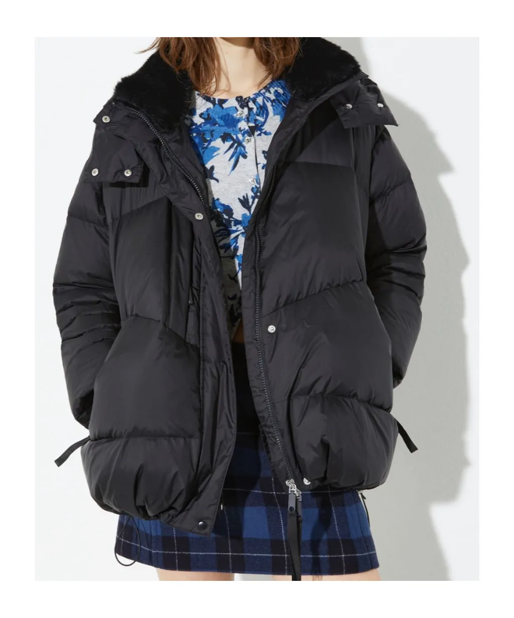 Long-Sleeved Down Jacket