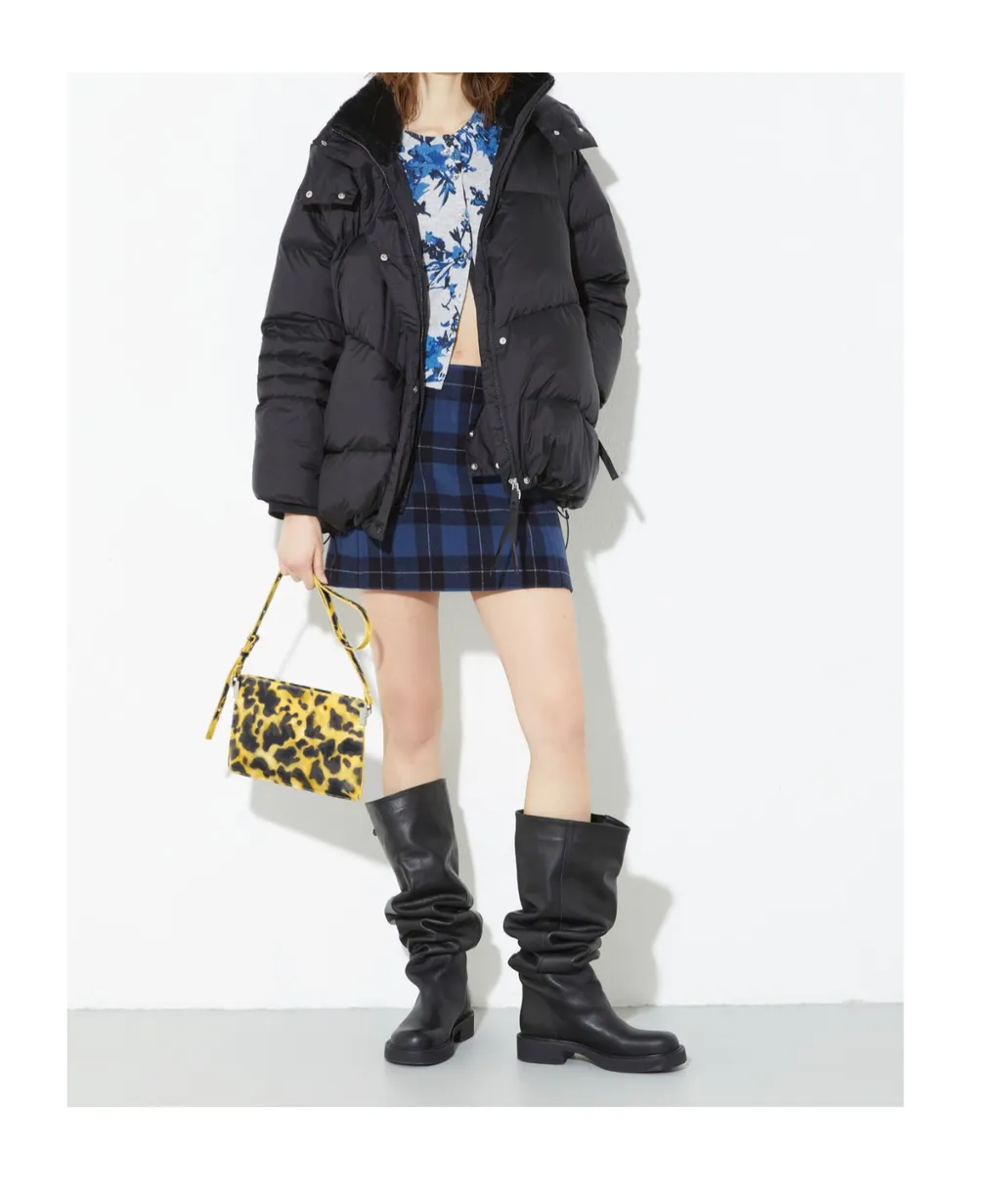 Long-Sleeved Down Jacket