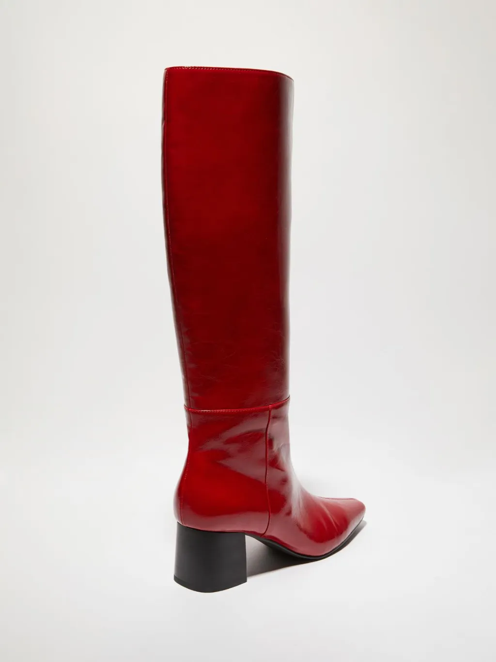 Chunky-Heeled Knee-High Boots