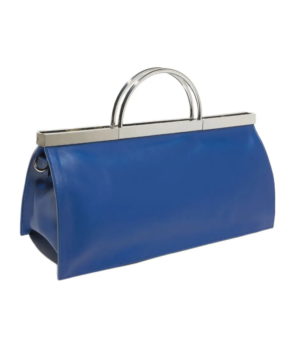 Single-Shoulder Bag With Metal Handle