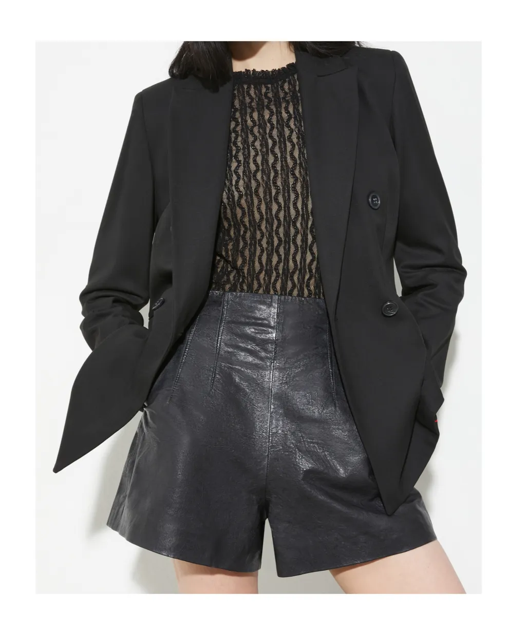 Double-Breasted Suit Jacket