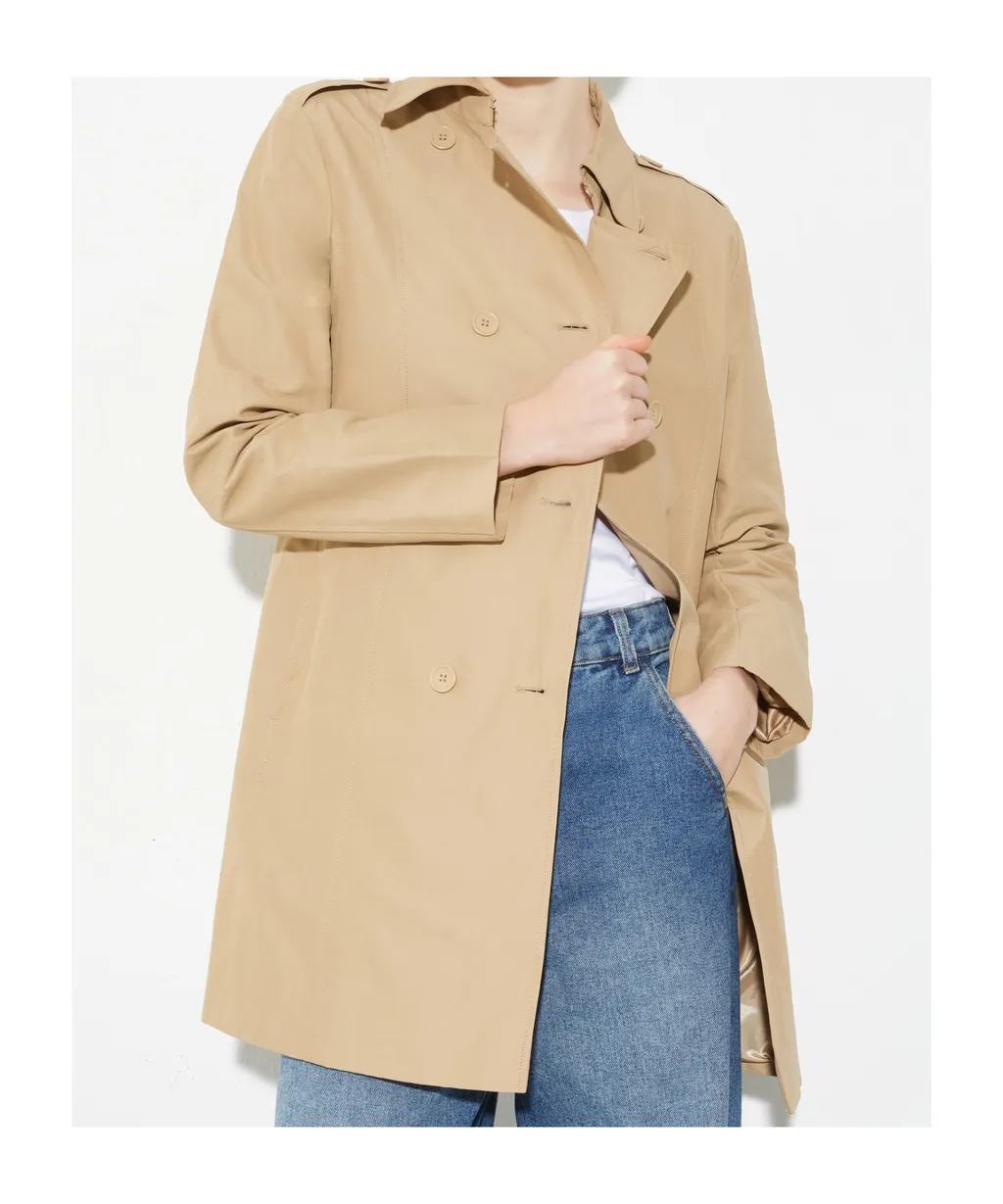 Double-Breasted Trench Coat