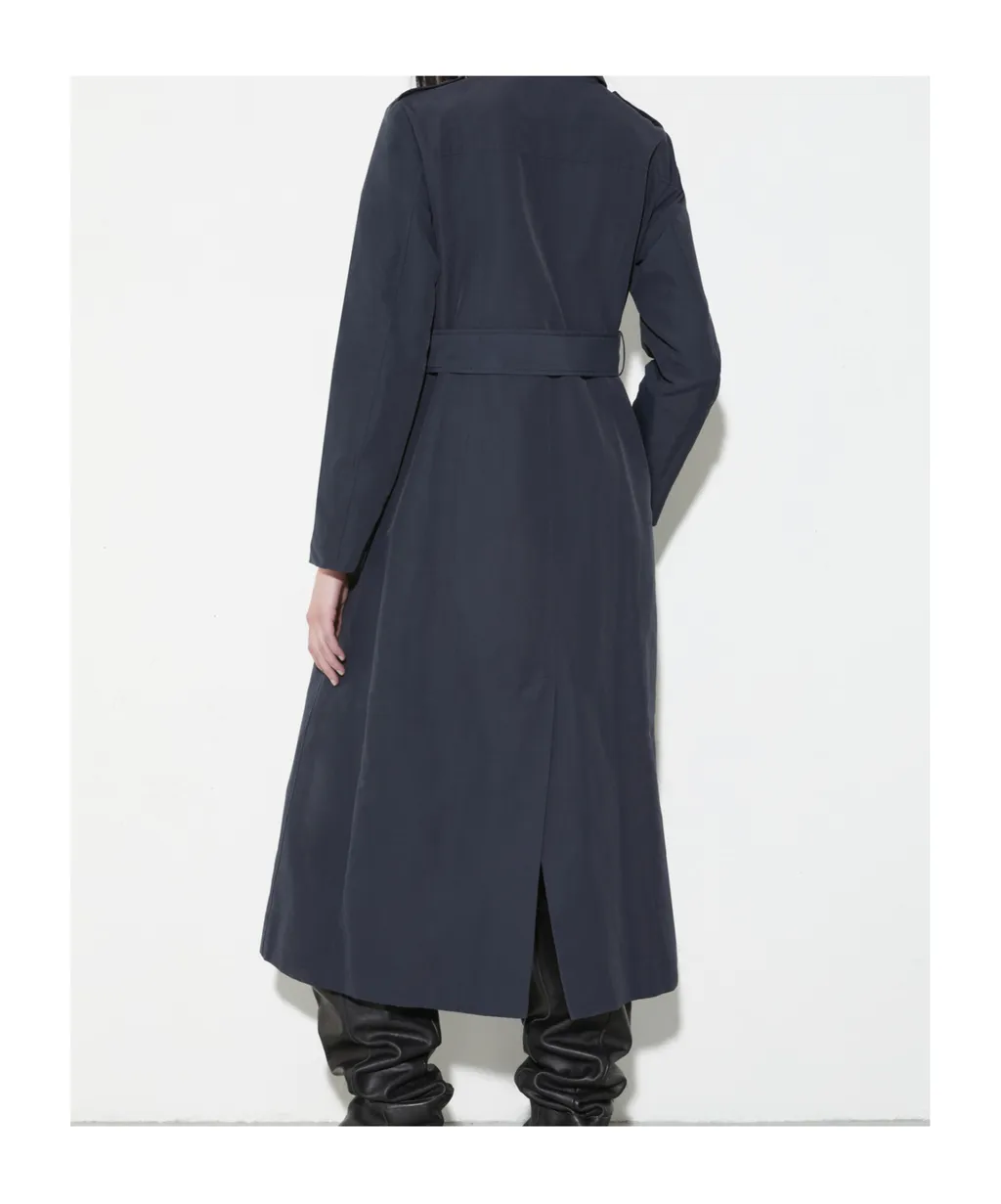 Long-Sleeved Trench Coat