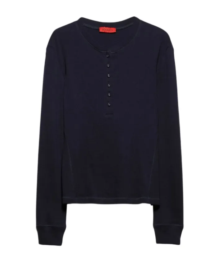 Long-Sleeved Ribbed T-Shirt