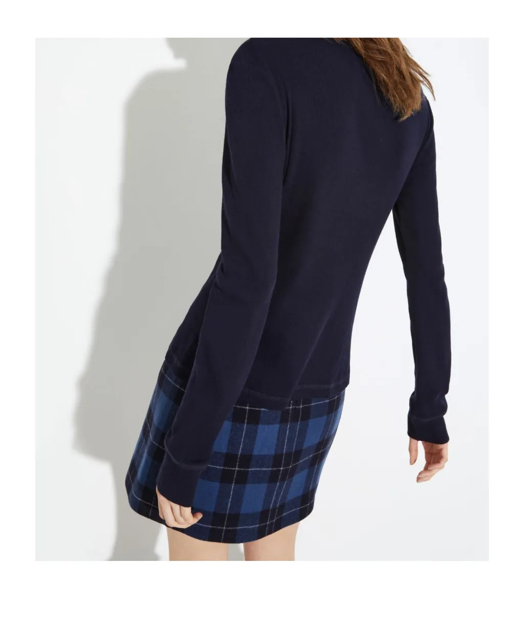 Long-Sleeved Ribbed T-Shirt