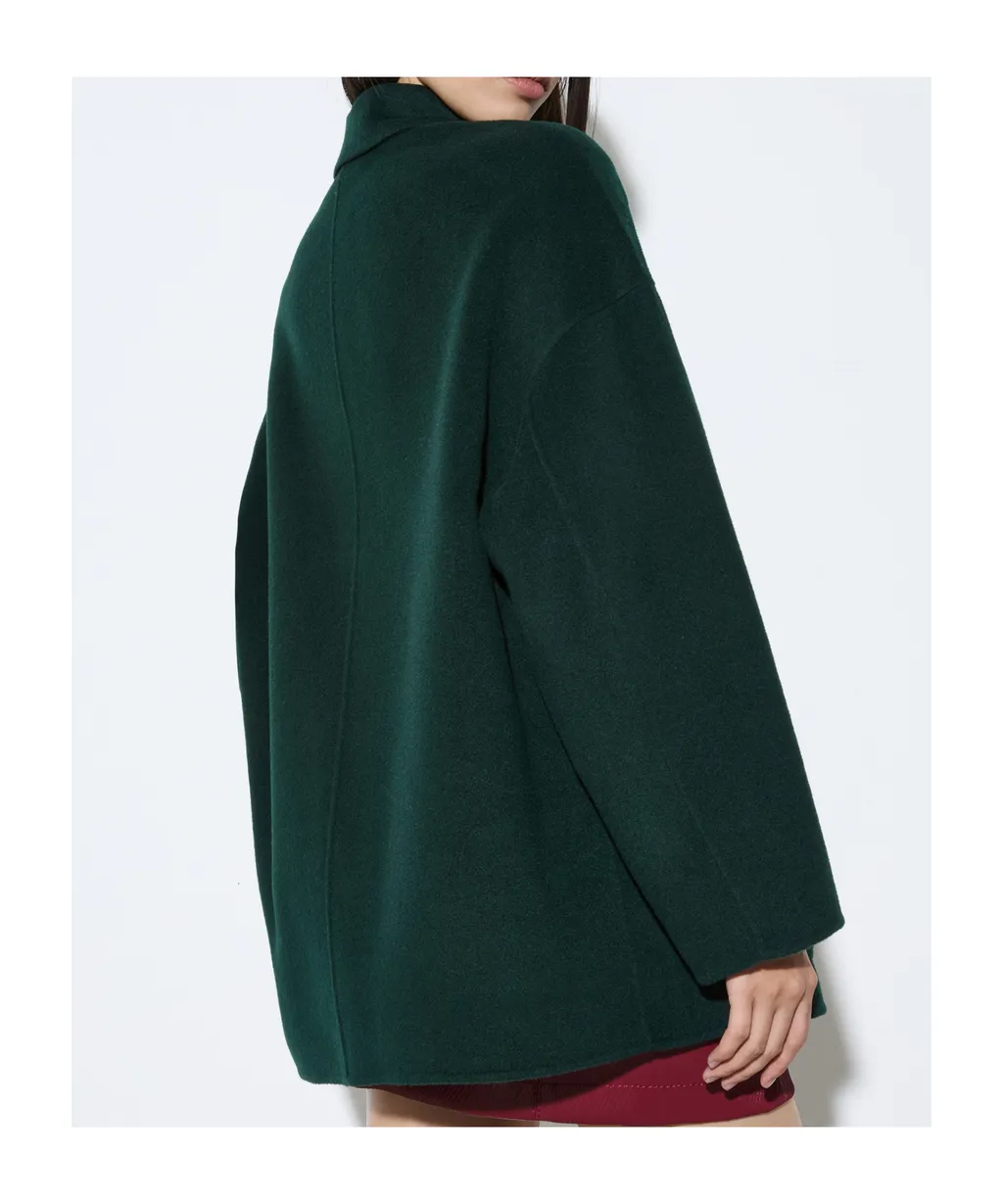 Double-Sided Wool Shacket