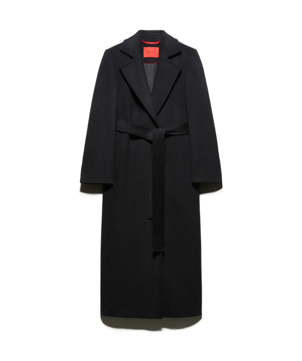 Wool Belted Long Coat