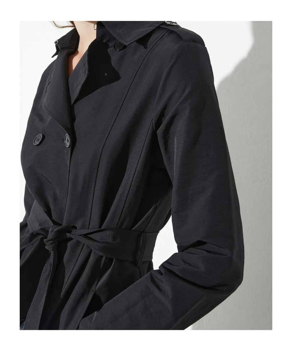 Double-Breasted Trench Coat