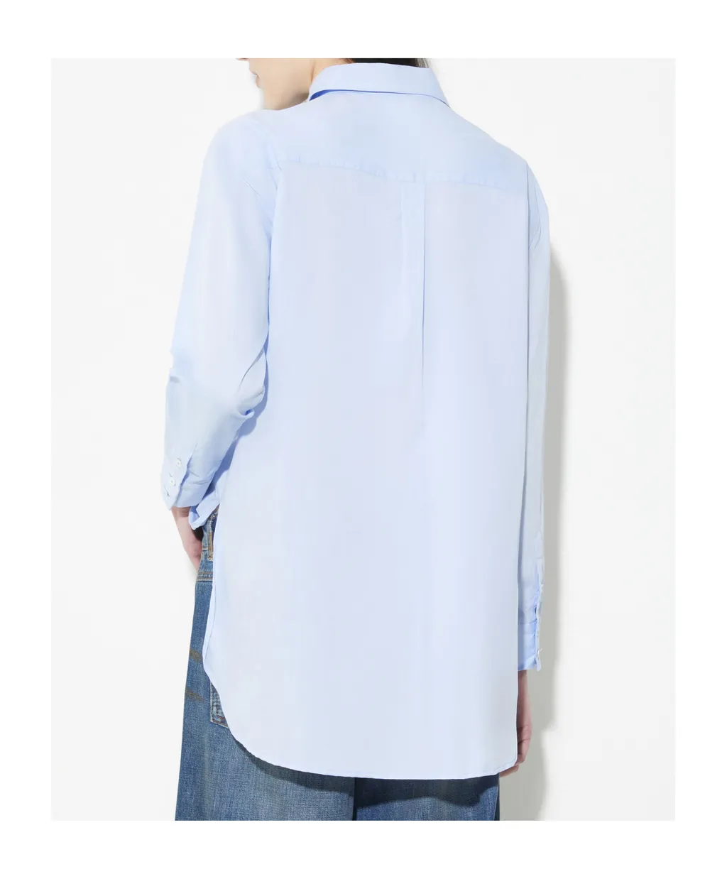 Loose-Fitting Poplin Shirt