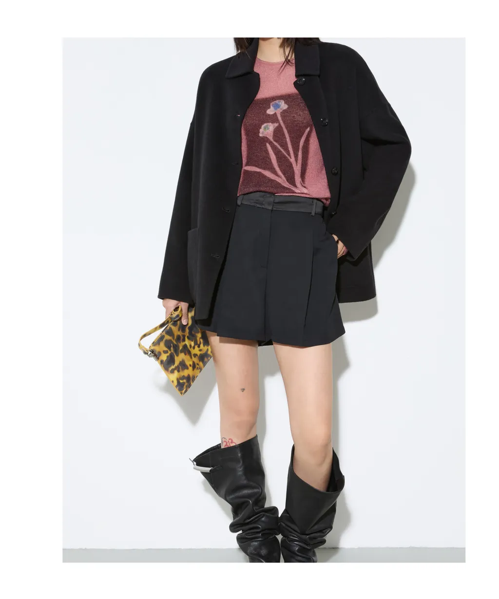 Double-Sided Wool Shacket