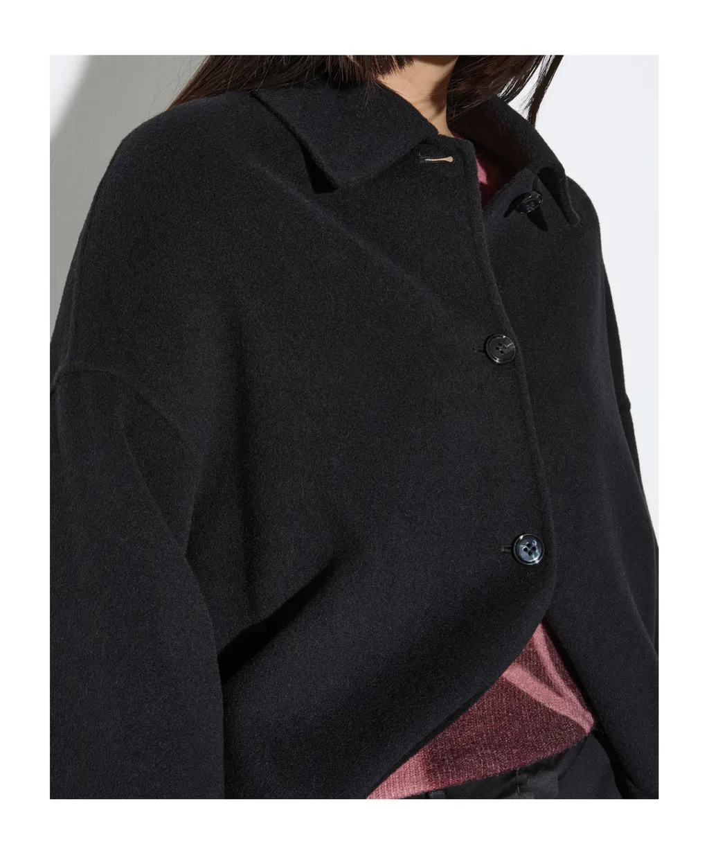 Double-Sided Wool Shacket