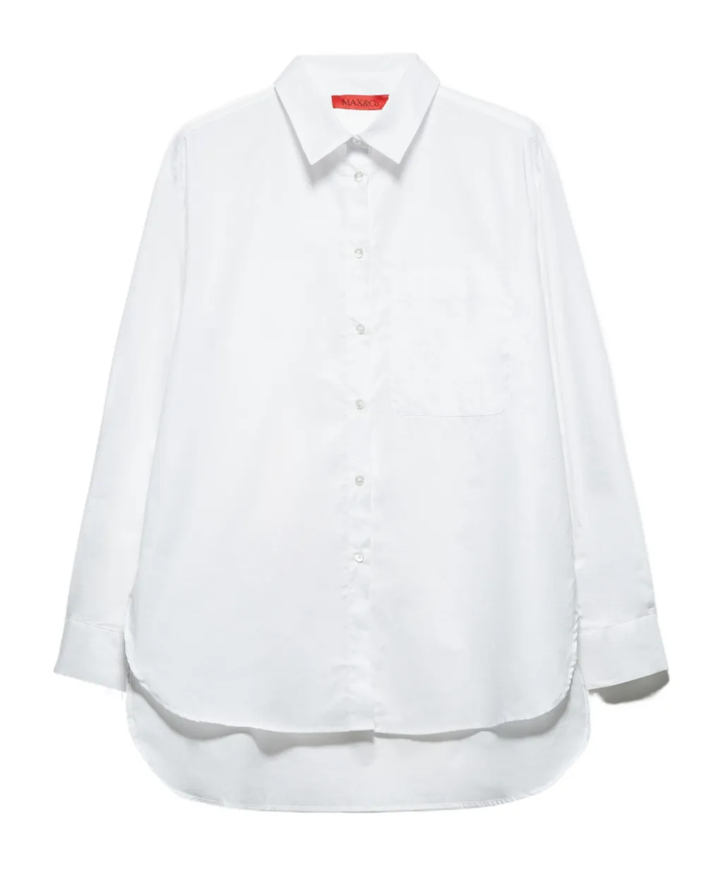 Loose-Fitting Poplin Shirt