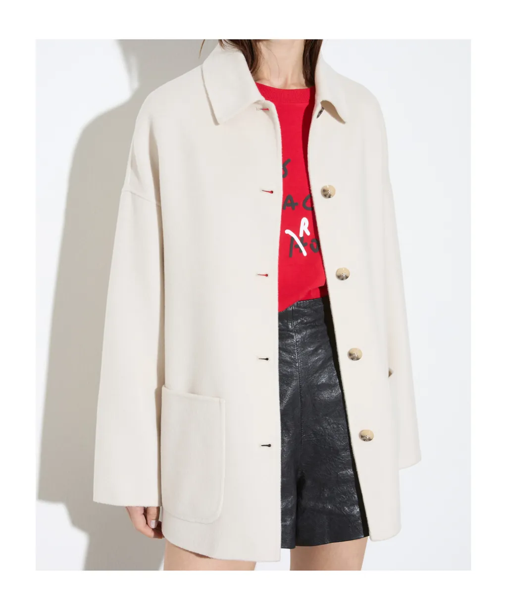 Double-Sided Wool Shacket