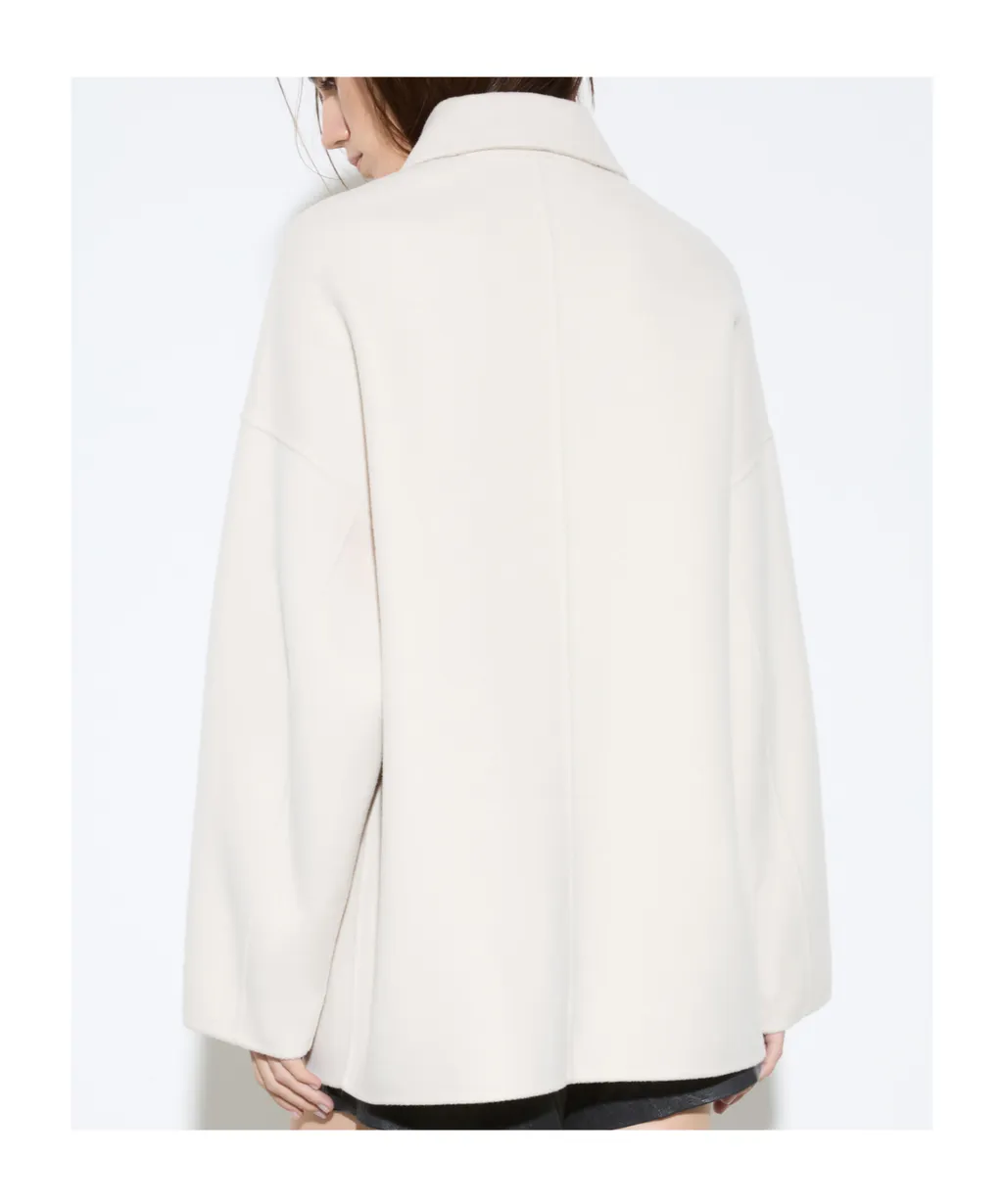 Double-Sided Wool Shacket