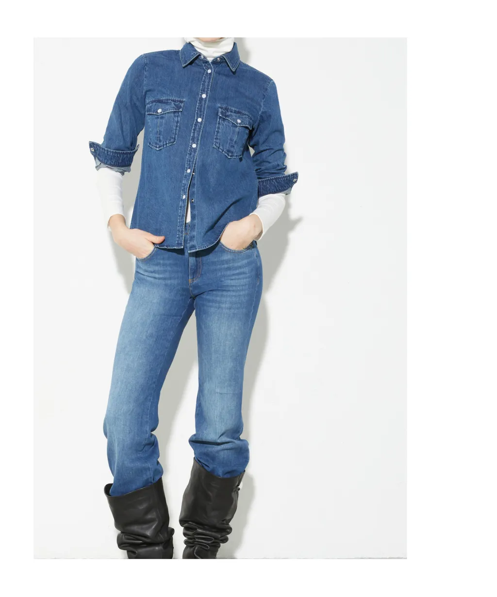 Denim Blouse