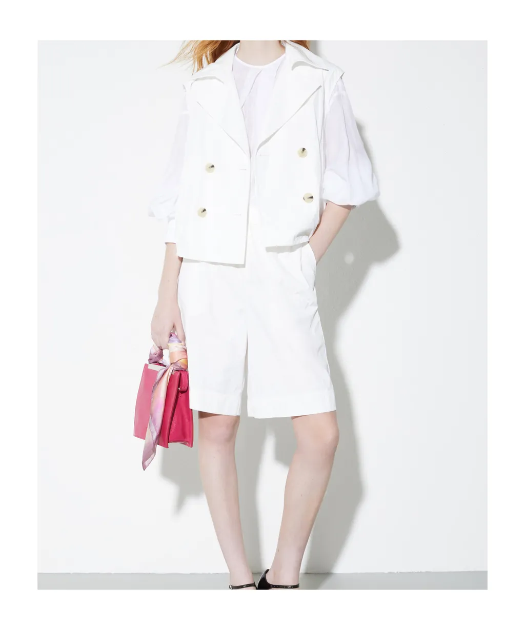 Silk And Cotton Voile Blouse