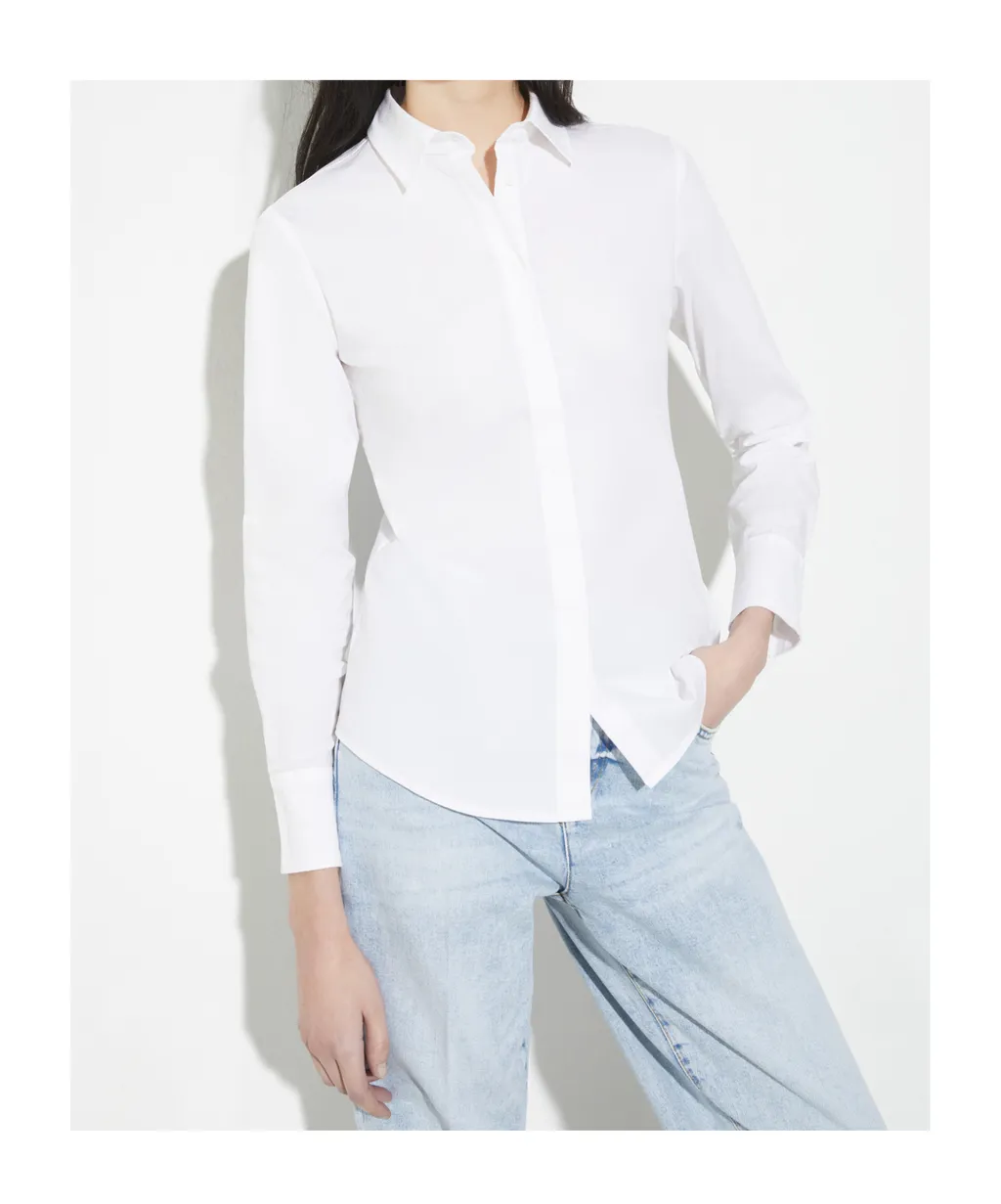 Slim Poplin Shirt