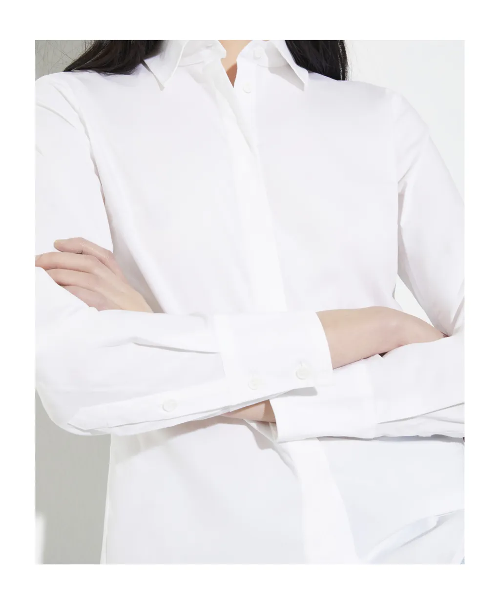 Slim Poplin Shirt