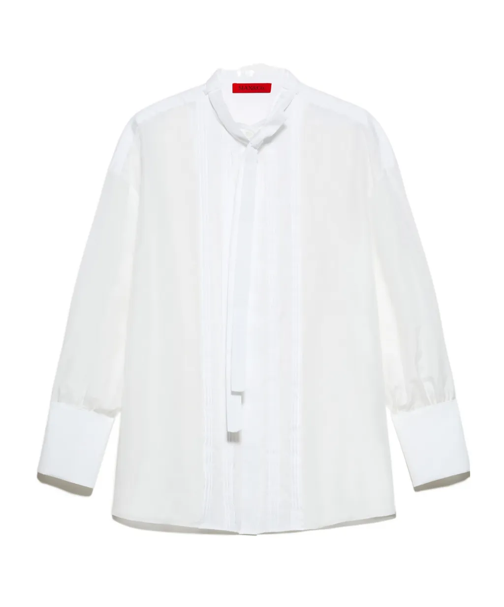 Cotton And Silk Voile Shirt