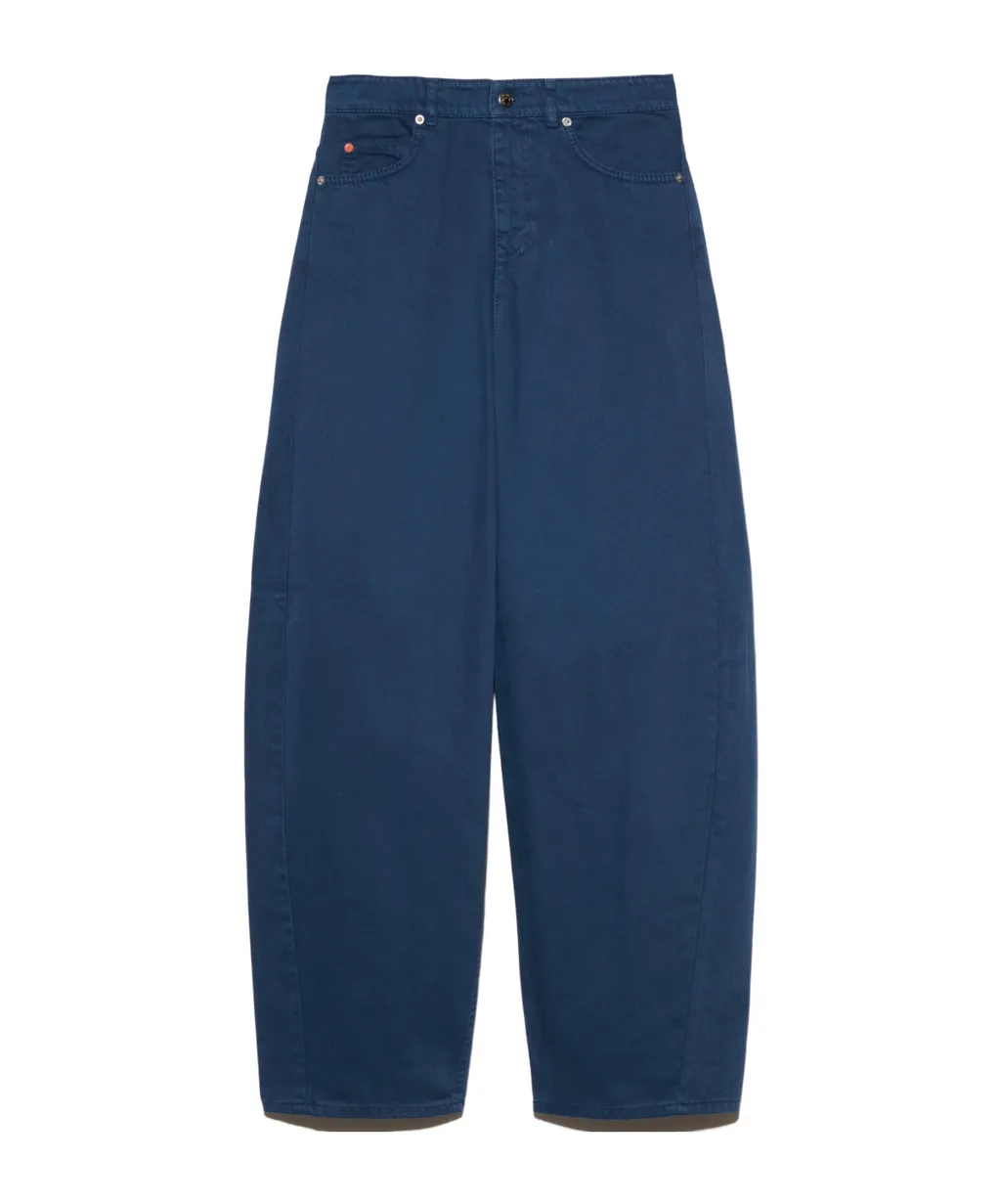 Barrel Leg Drill Trousers