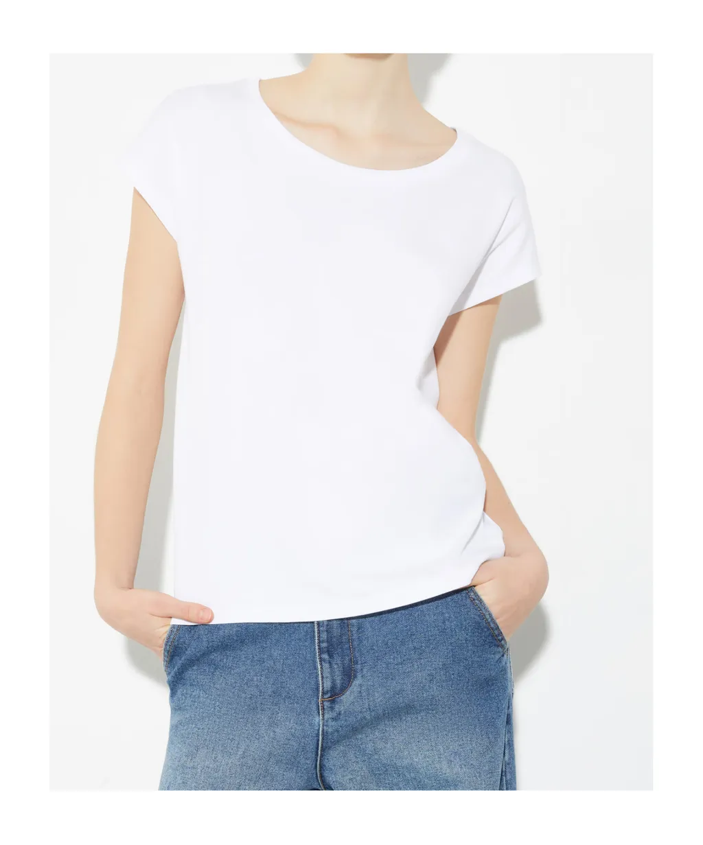 Cotton Knit T-Shirt