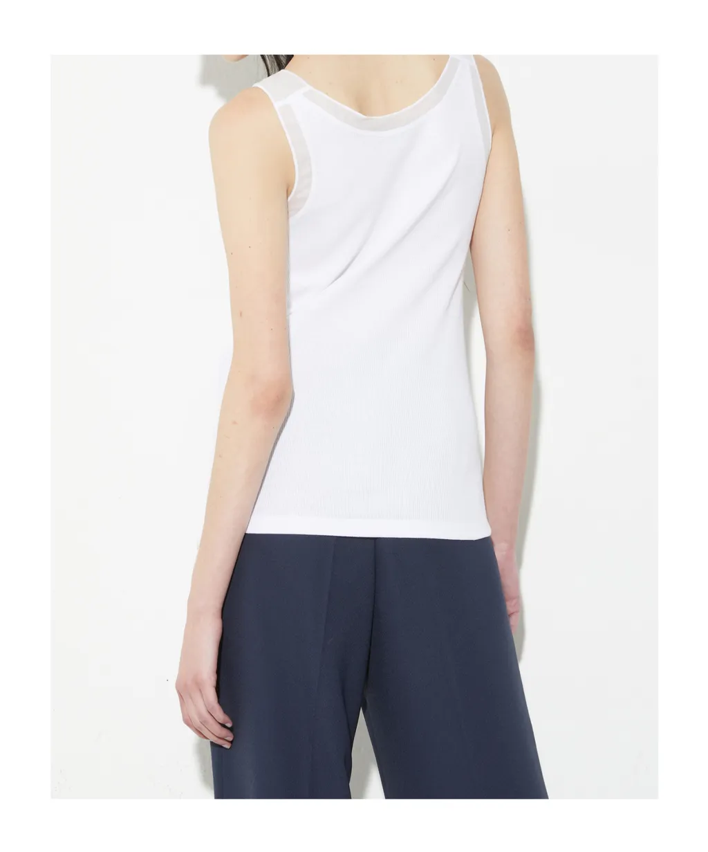 Ribbed Cotton Vest