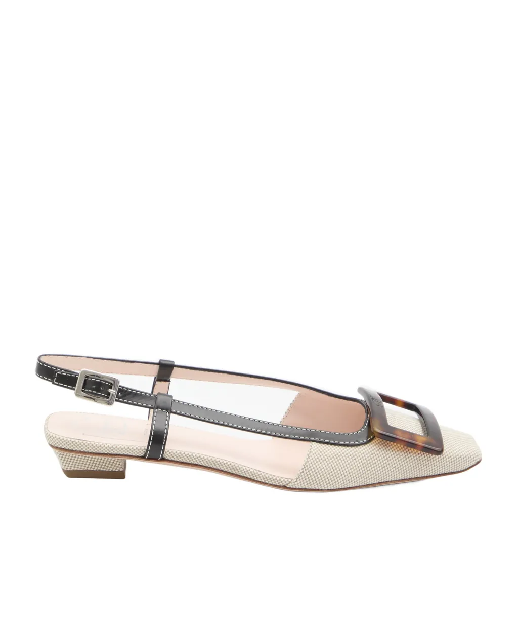 Belle Vivier Slingback Ballet Flats