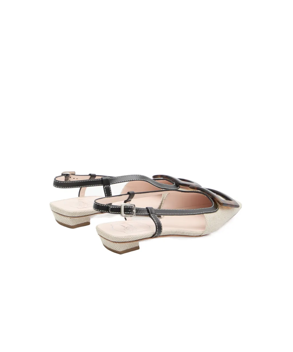 Belle Vivier Slingback Ballet Flats