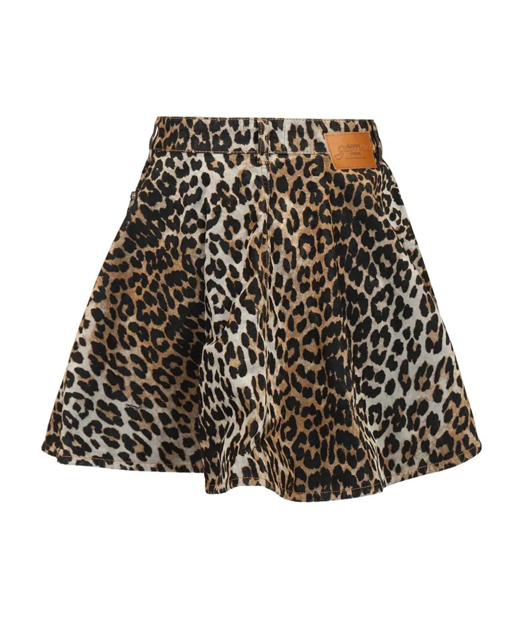 Leopard Print Skirt