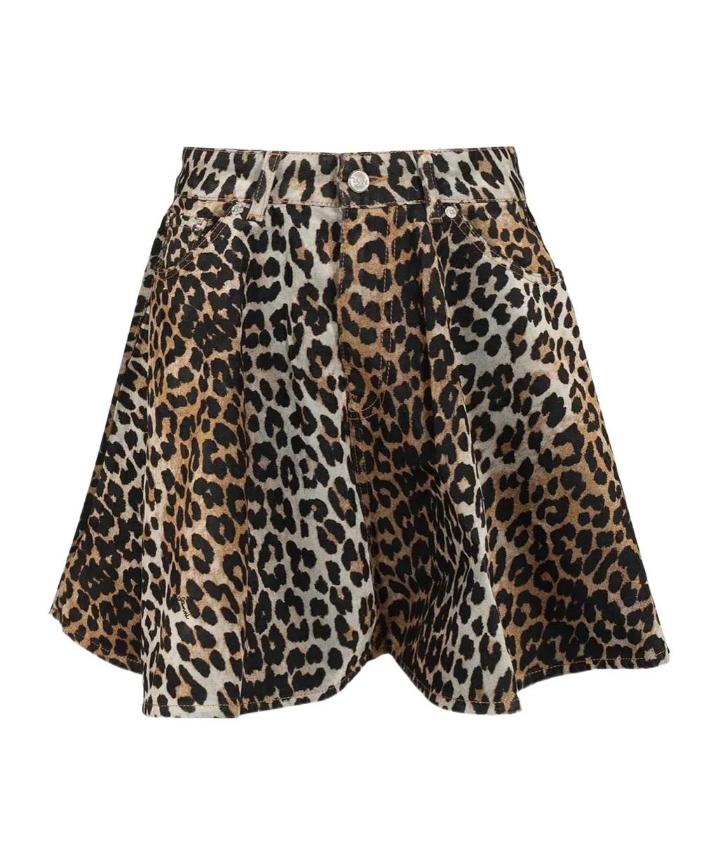 Leopard Print Skirt