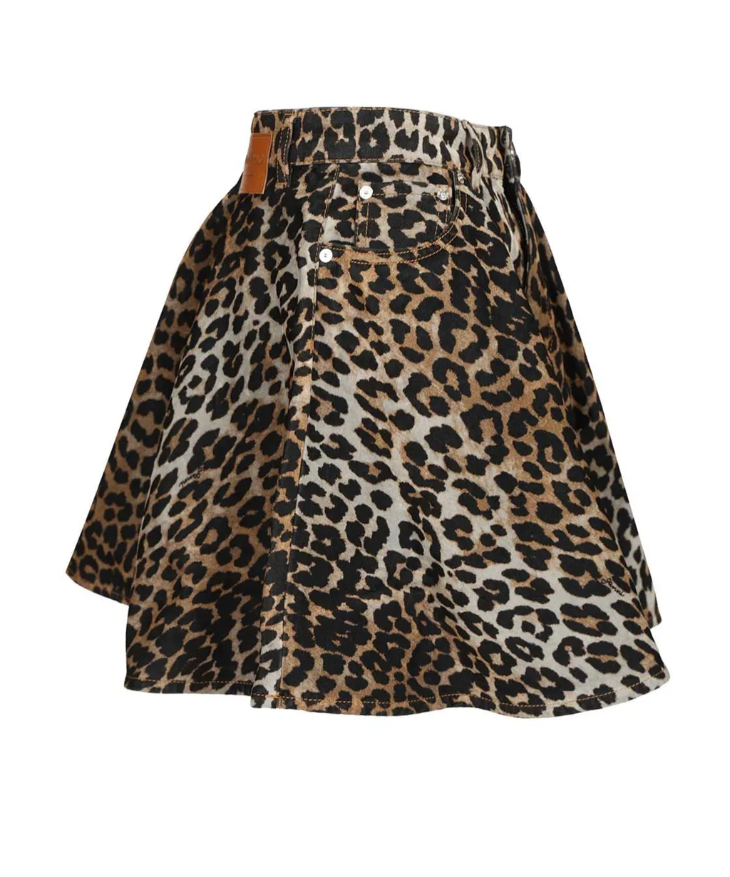 Leopard Print Skirt