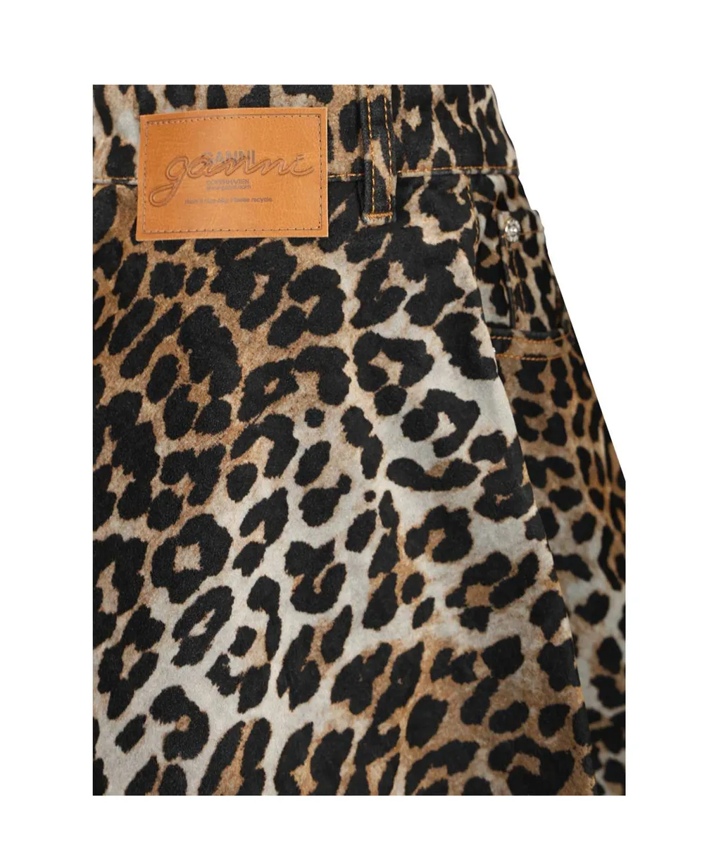 Leopard Print Skirt