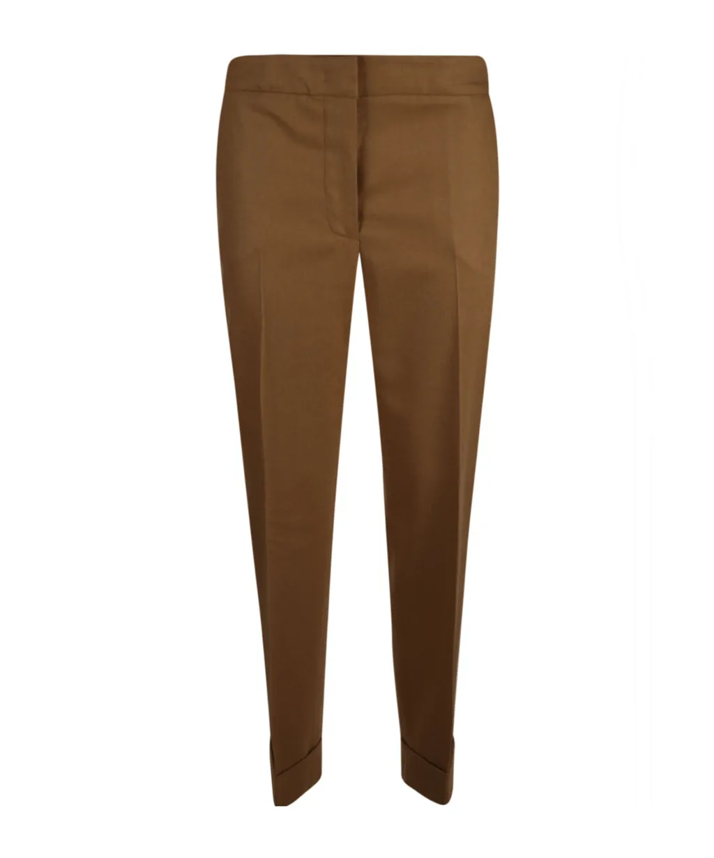 Pleated-Cuff Trousers