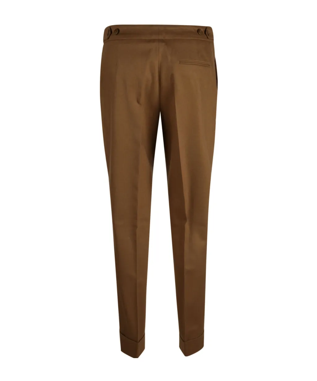 Pleated-Cuff Trousers