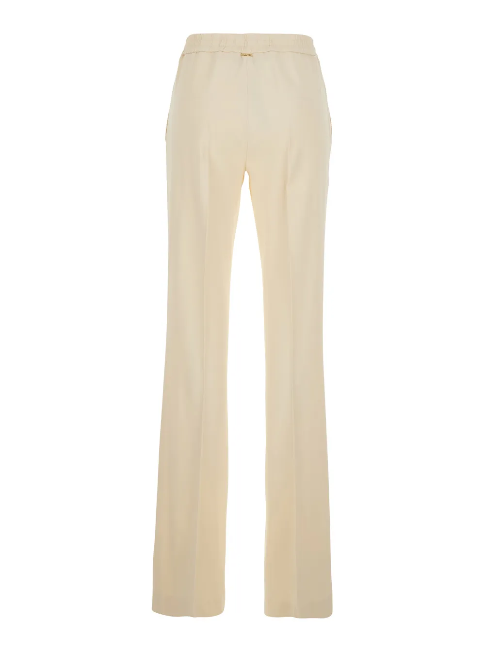 Twinset Elastic-Waistband Flared Trousers