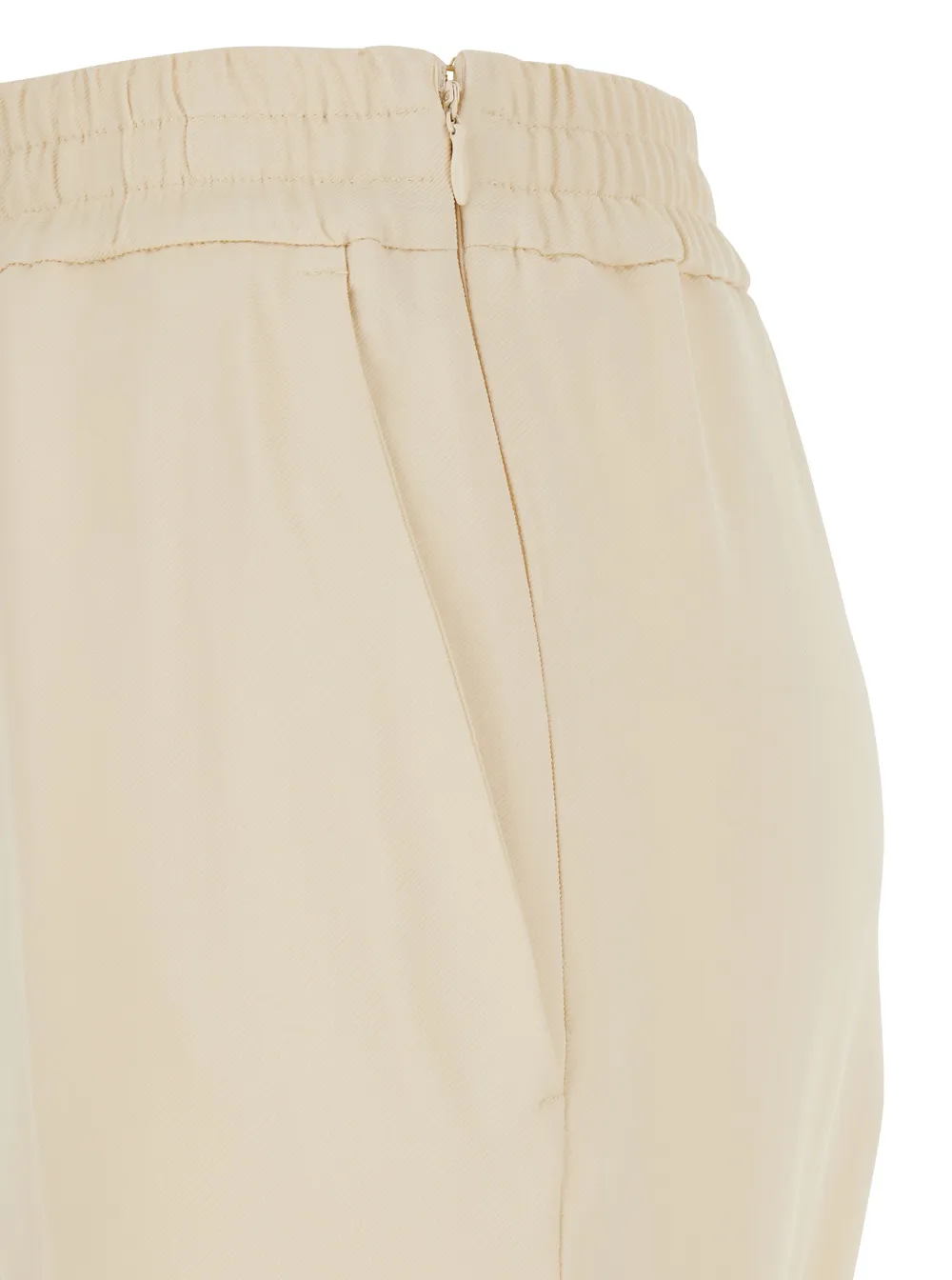 Twinset Elastic-Waistband Flared Trousers