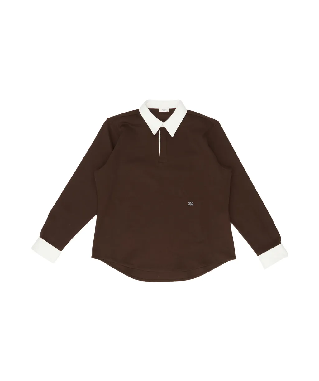 Long-Sleeved Polo Shirt