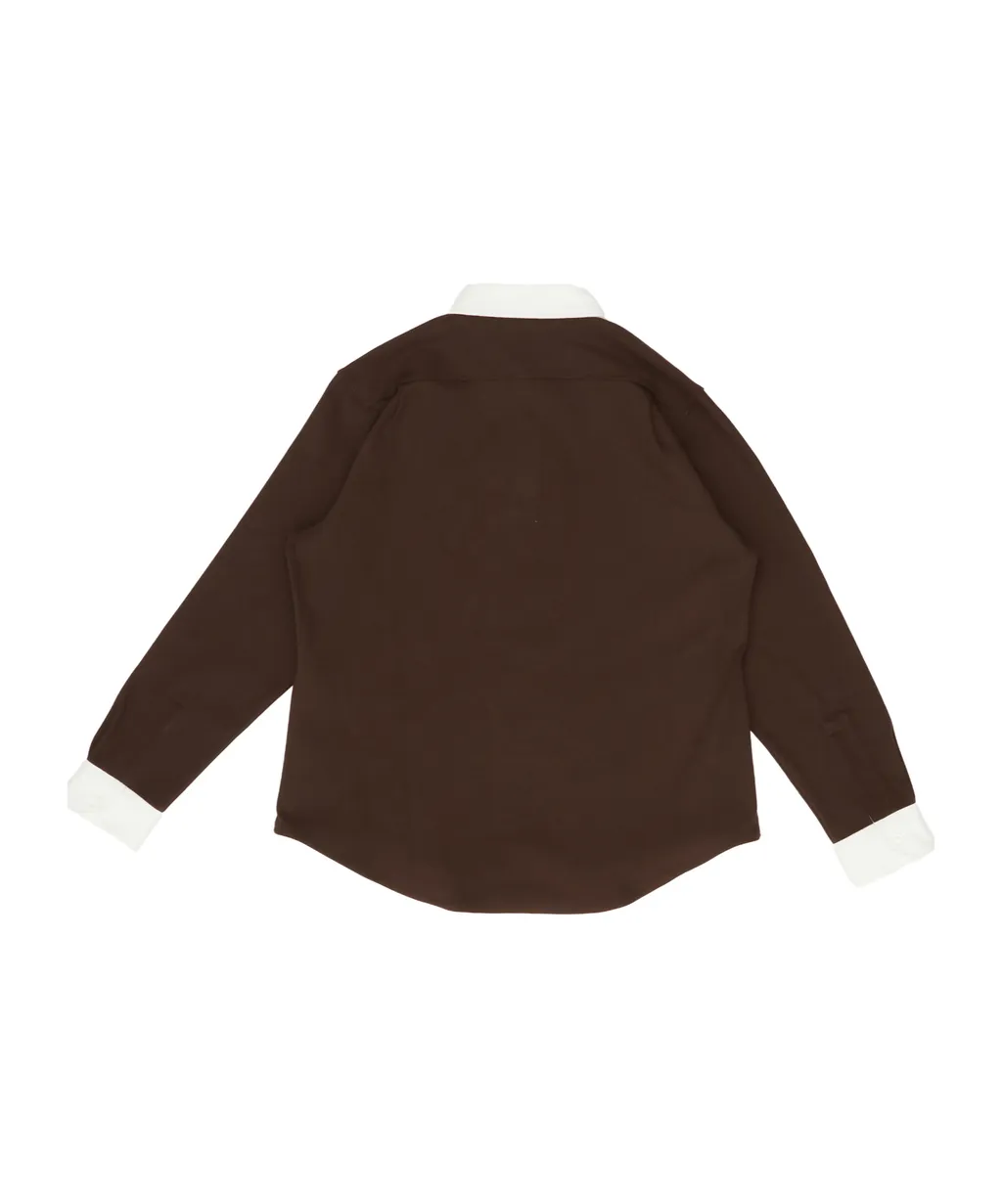 Long-Sleeved Polo Shirt