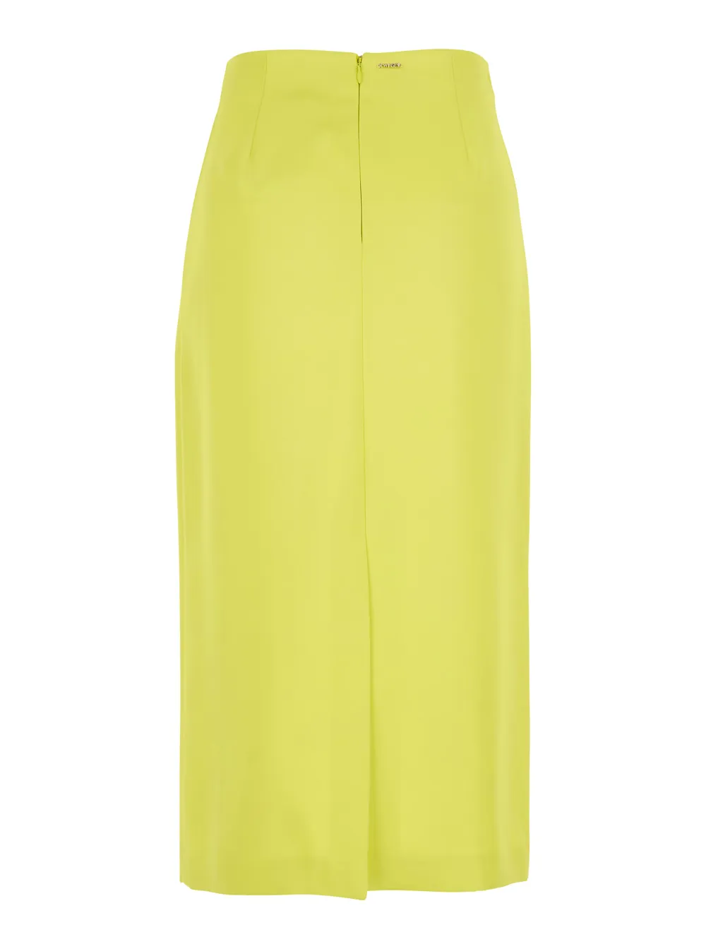 Twinset Logo Plaque Zipped Skirt