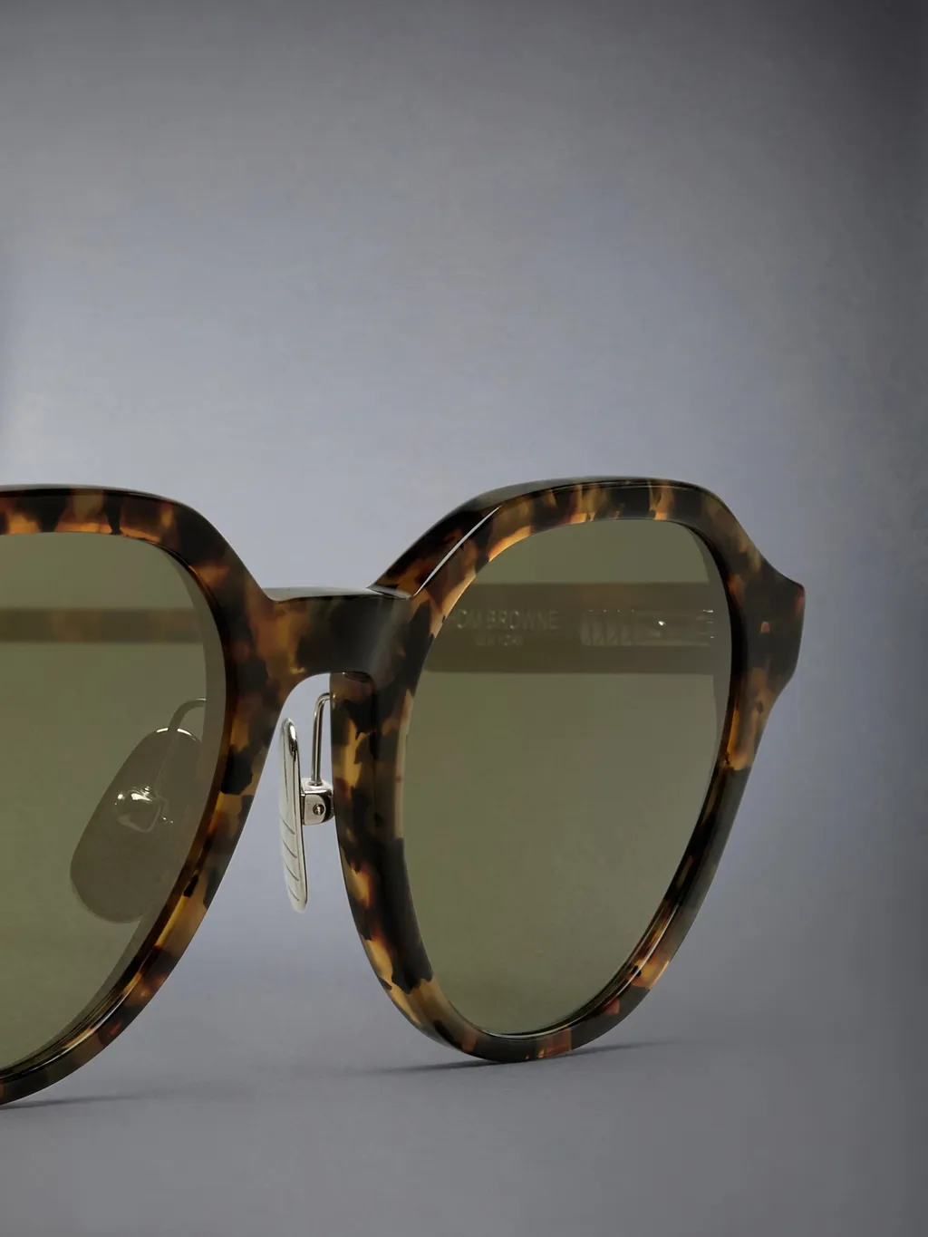 Thom Browne Eyewear Oval Frame Sunglasses