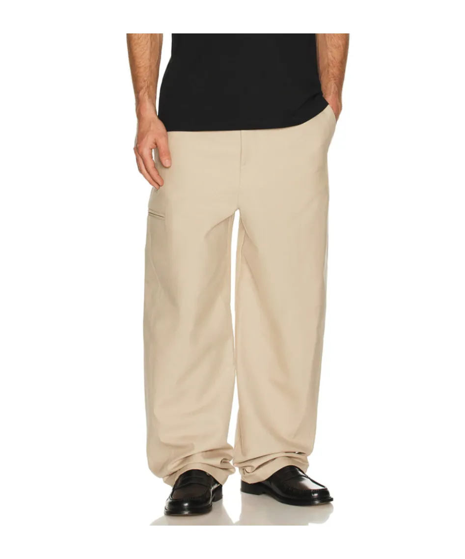 Couture Seam Trousers In Cotton With Givenchy Paris Patch