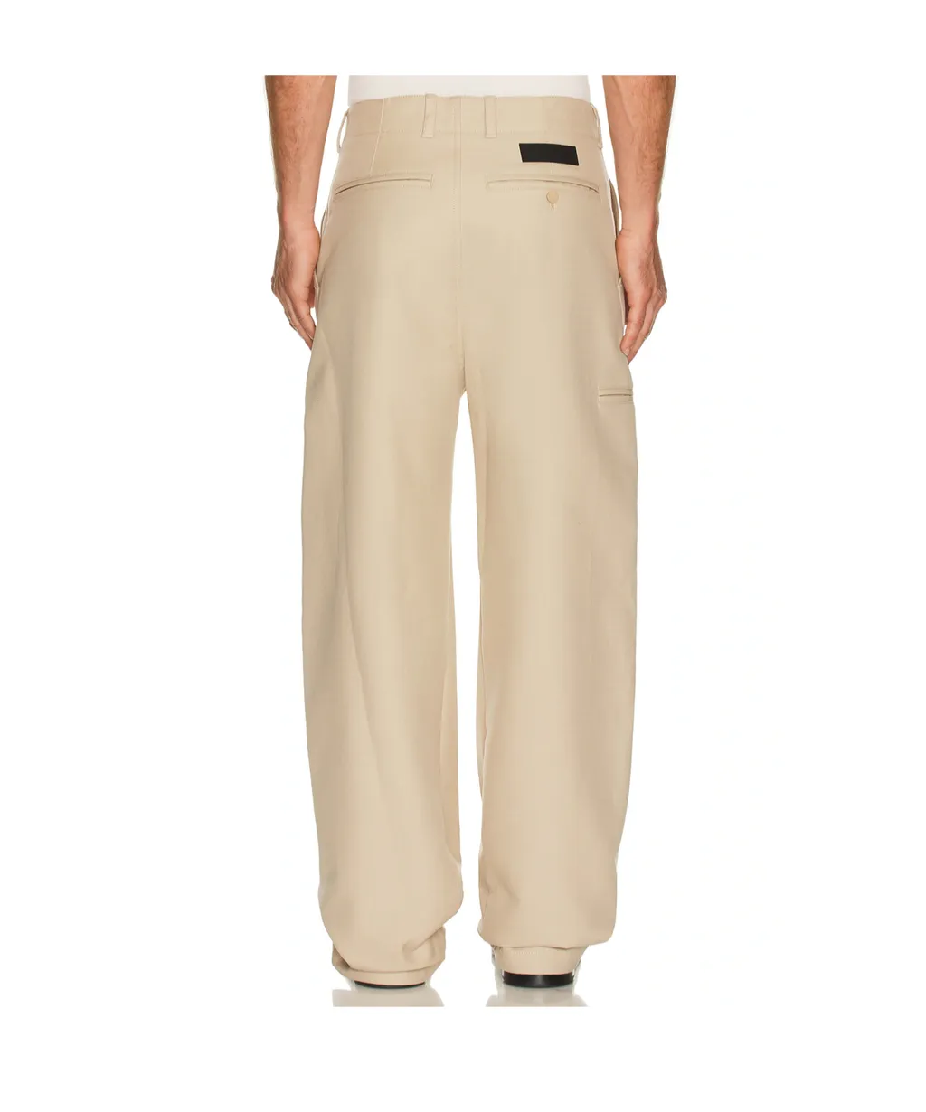 Couture Seam Trousers In Cotton With Givenchy Paris Patch