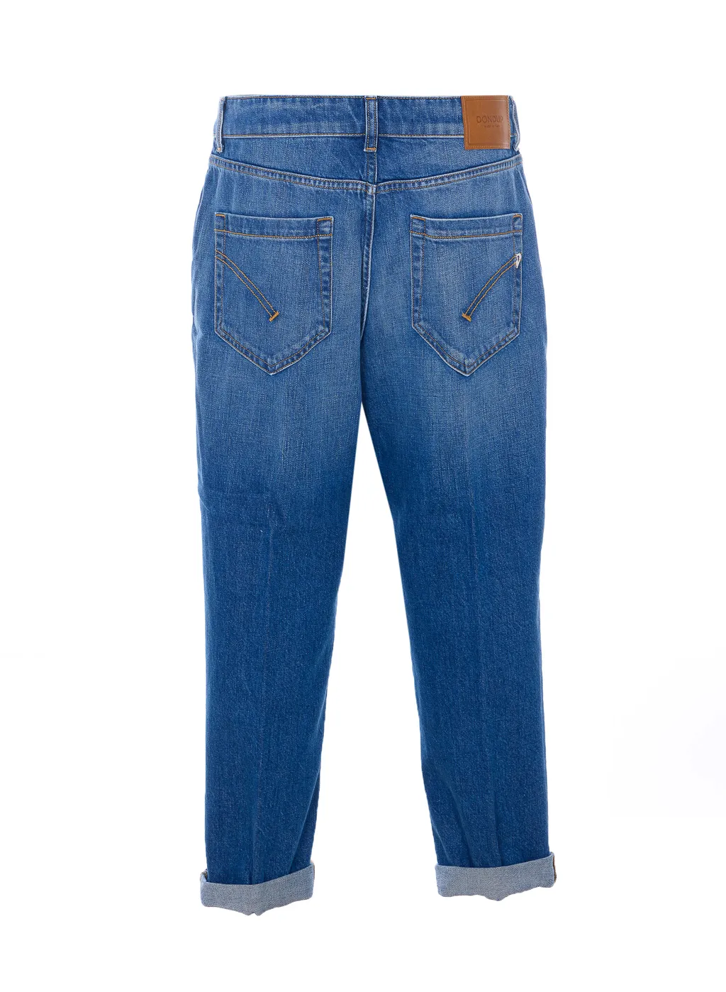Dondup Waistband Loops Logo Patch Jeans