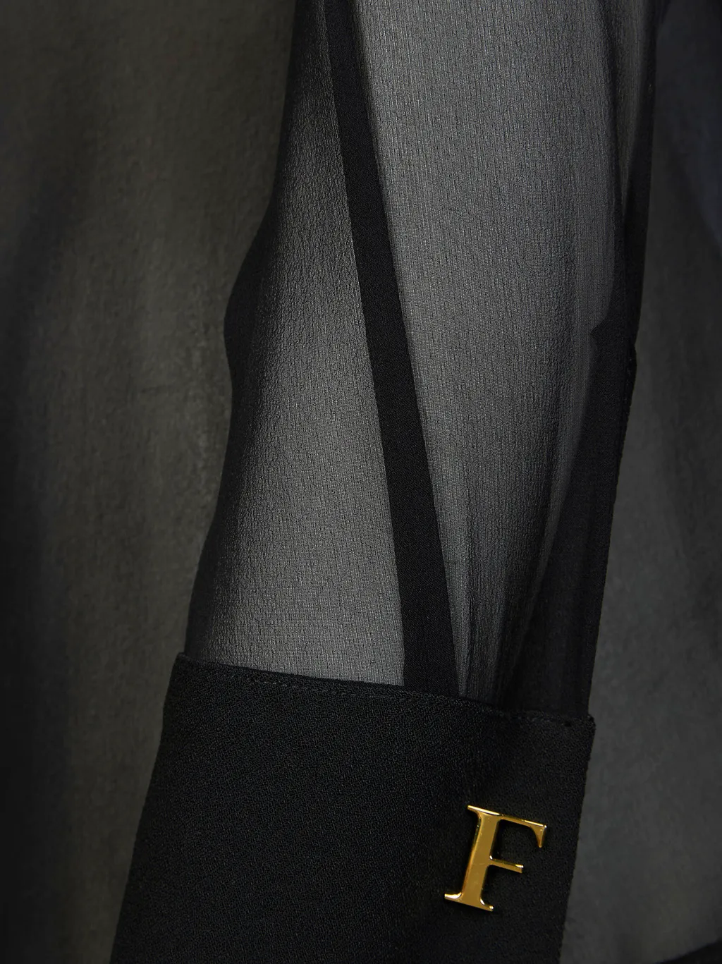 Elisabetta Franchi Sash Belt Georgette CrÊPe Blouse