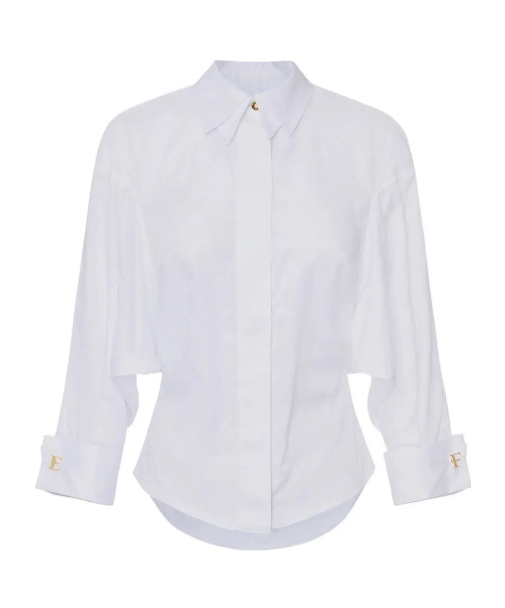 Elisabetta Franchi Cufflinks Jacquard Shirt
