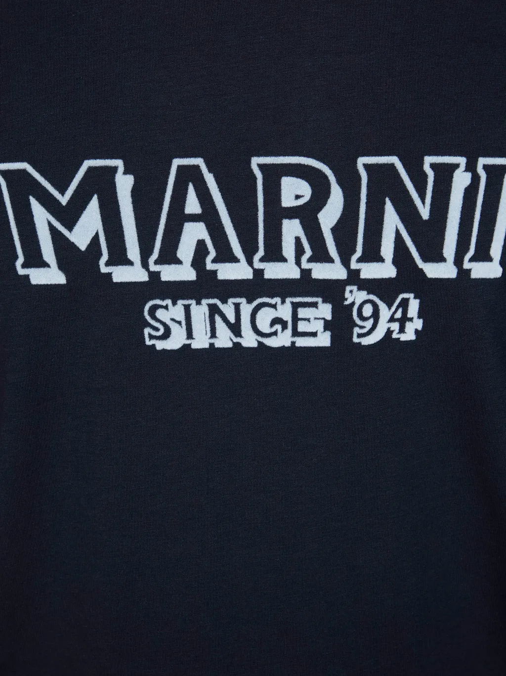 Marni Contrast-Trim Short Sleeved T-Shirt