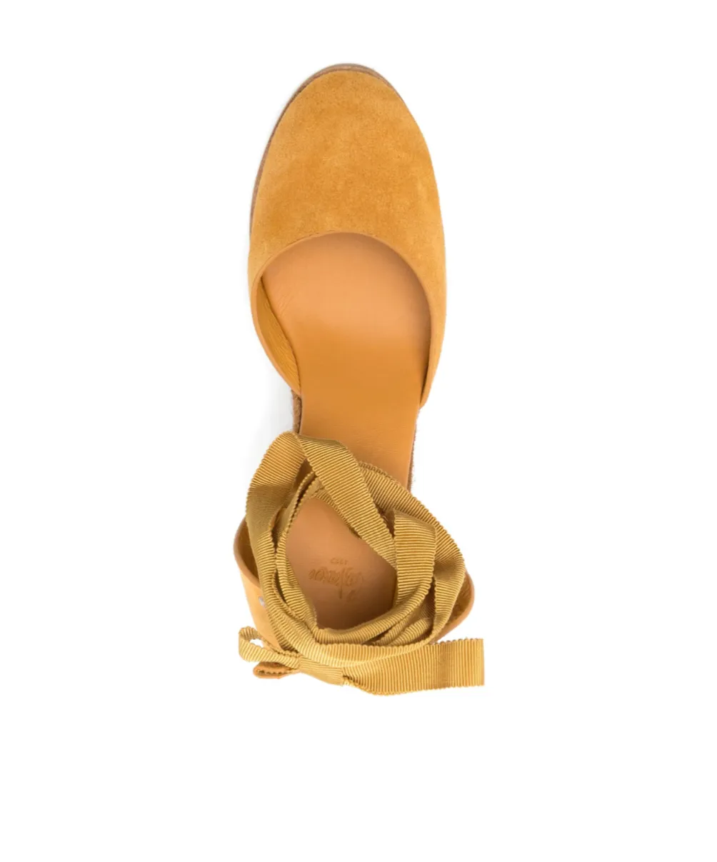 Round-Toe Wedge Heels